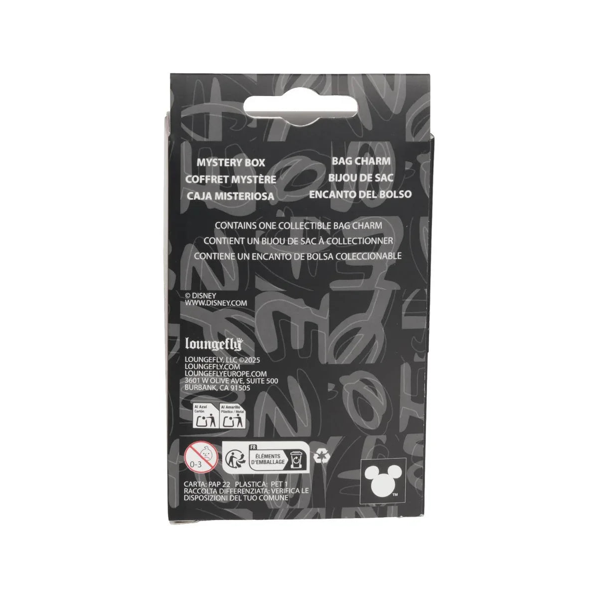 Loungefly Mickey & Friends Halloween Mystery Blind Box Mini Backpack Charm Keychain