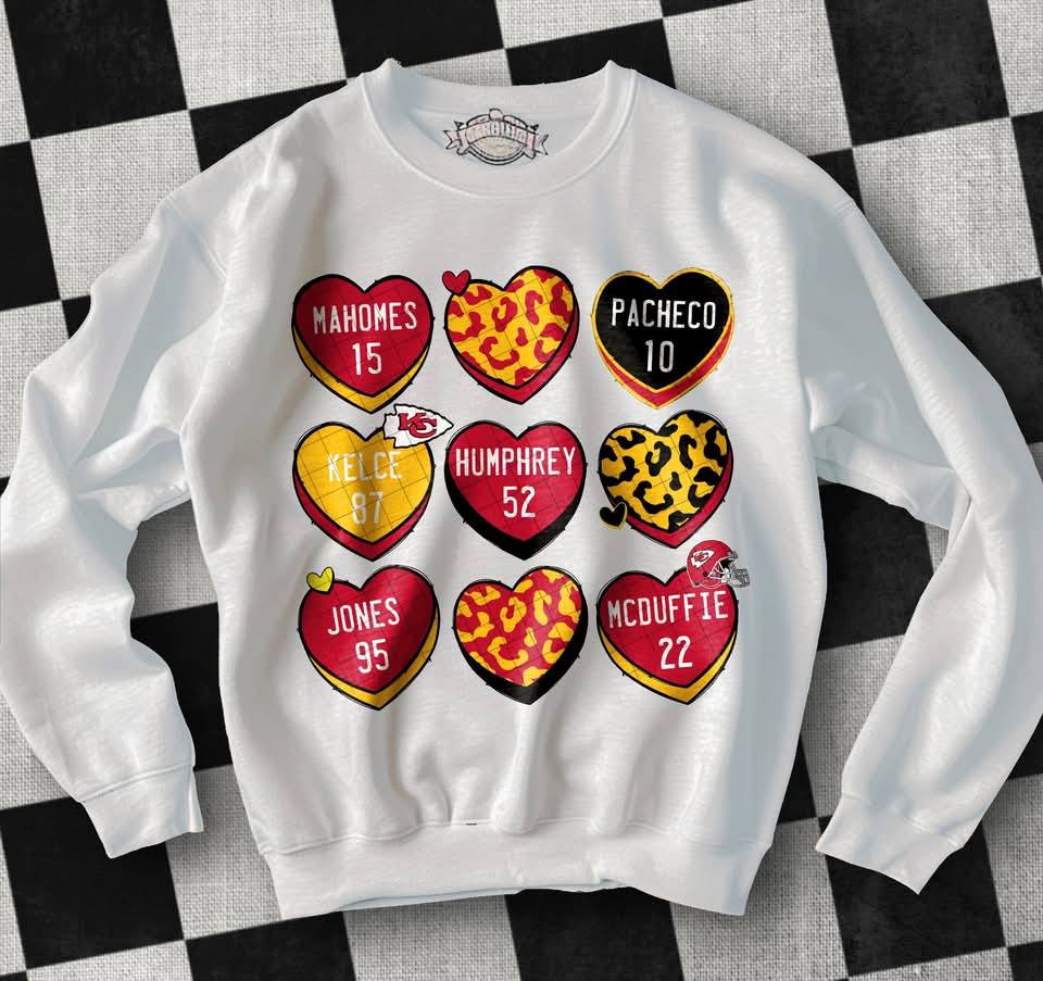 FBALL CANDY HEART COLLECTION (MULTIPLE OPTIONS)