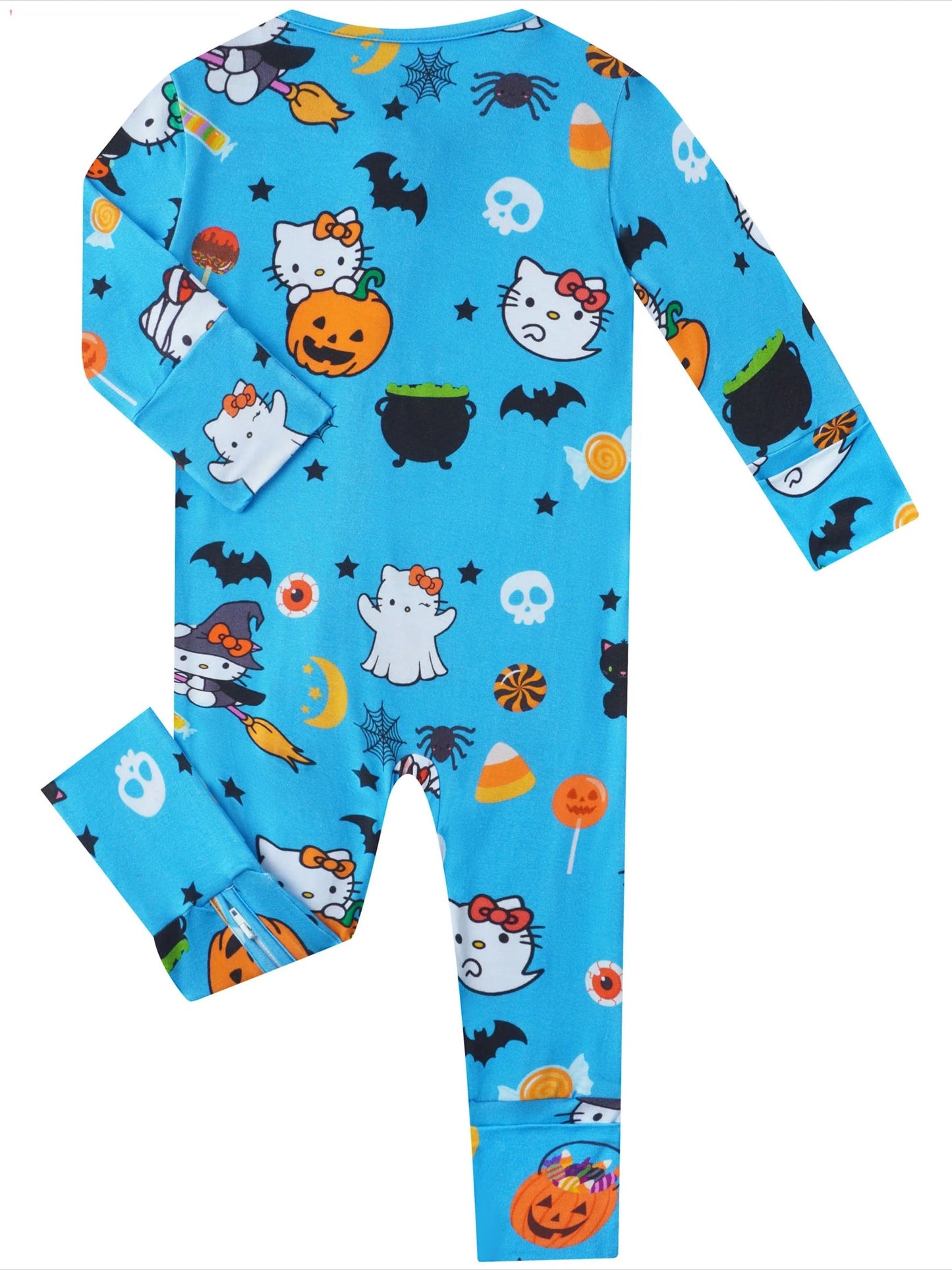 PoshTOT Sanrio Hello Kitty Candy Bamboo Baby Convertible Zippy Romper