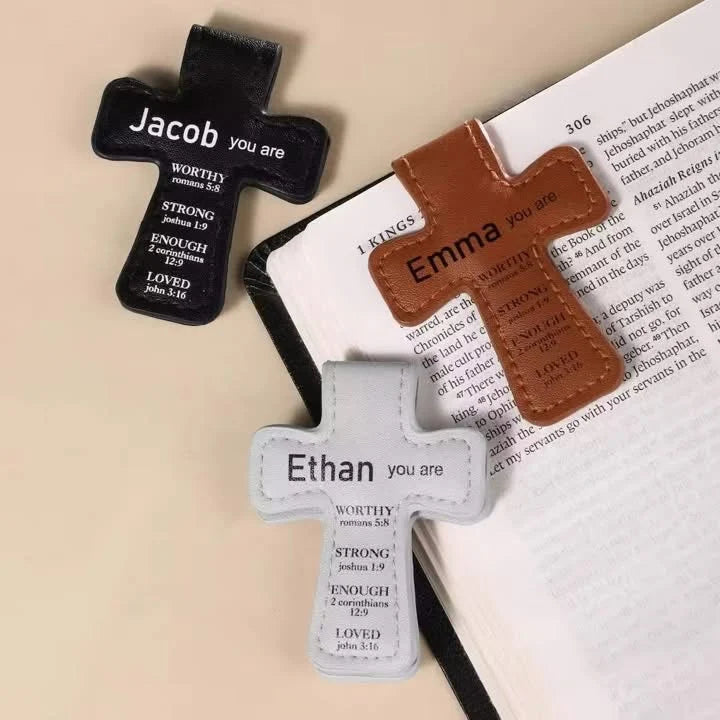 Custom Personalized Magnetic Cross Bookmarks (PREORDER CLOSES 8/1, ETA LATE AUG.)