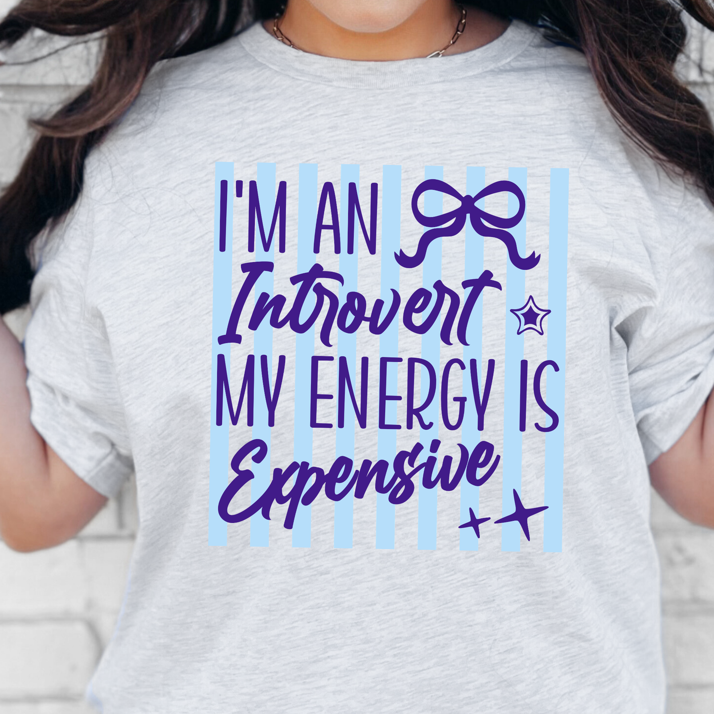 Introvert Energy is Expensive Graphic Tee