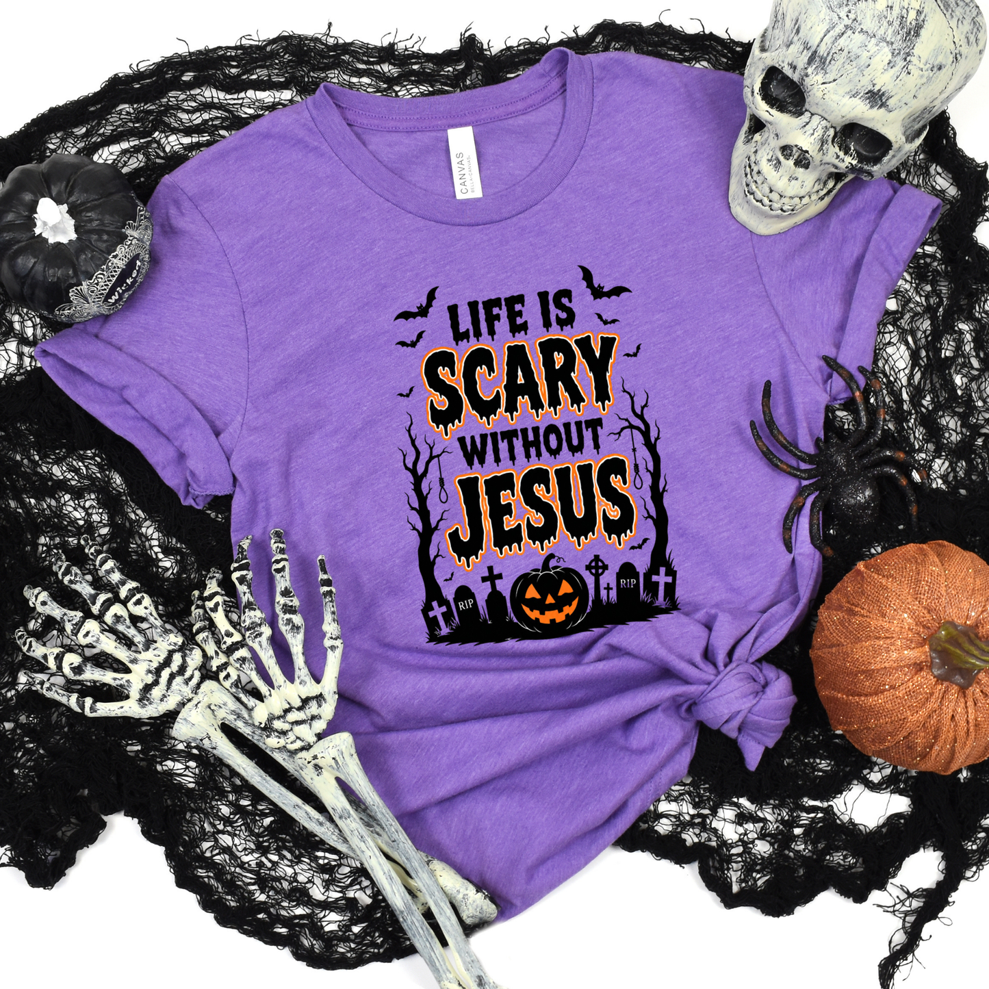 Life Is Scary without Jesus Graphic Tee