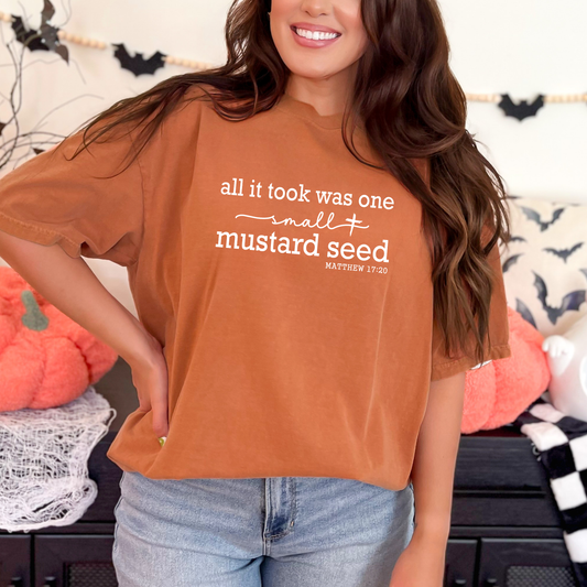 Small Mustard Seed Graphic Tee