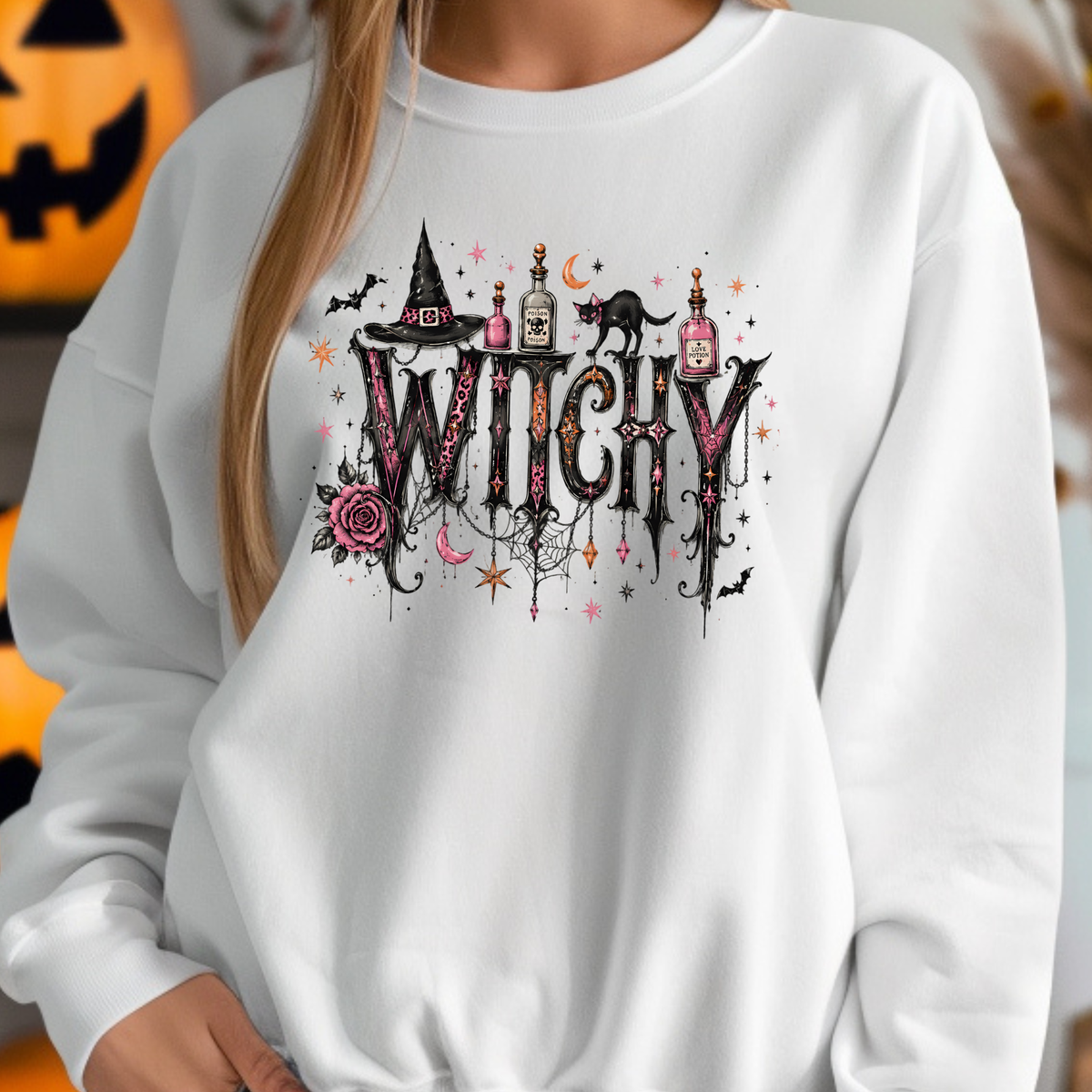 Witchy Graphic Sweatshirt