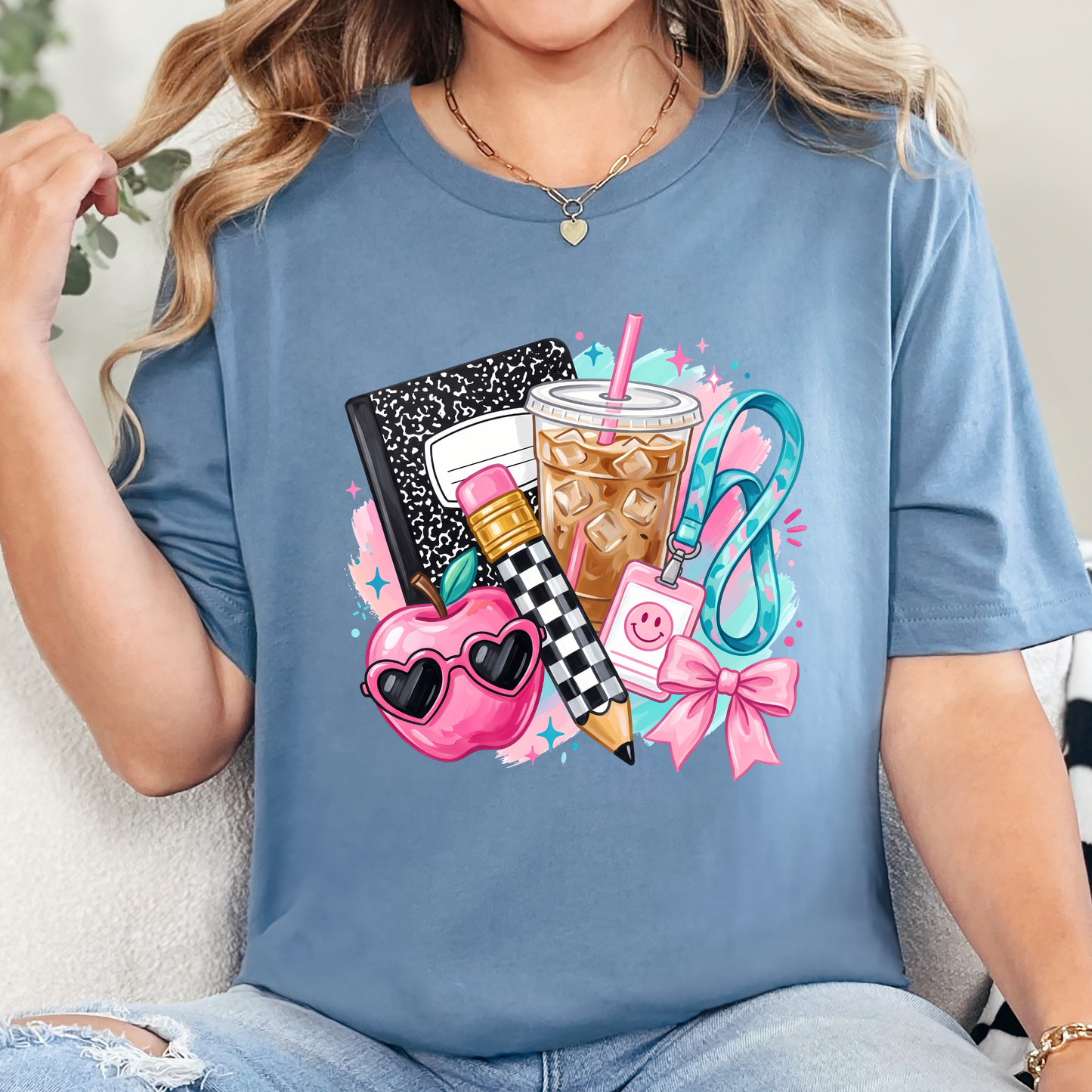 Preppy Back to School Graphic Tee