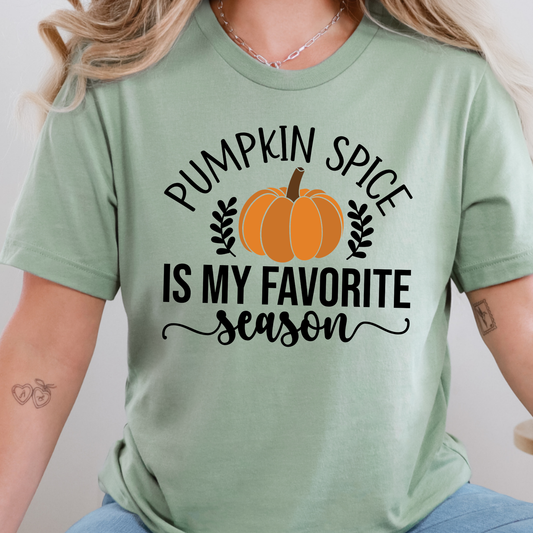Pumpkin Spice Favorite Season Graphic Tee
