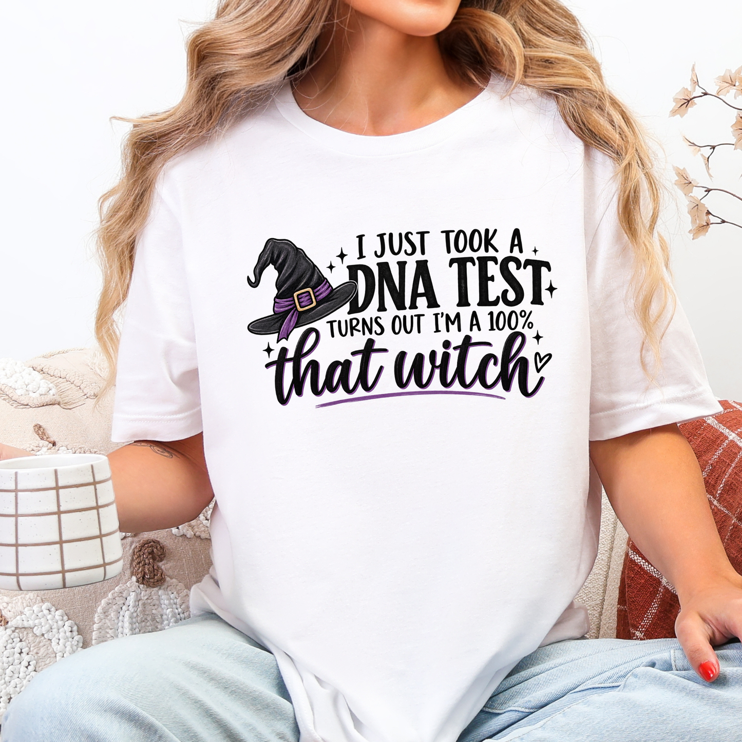 DNA Test 100% Witch Graphic Tee