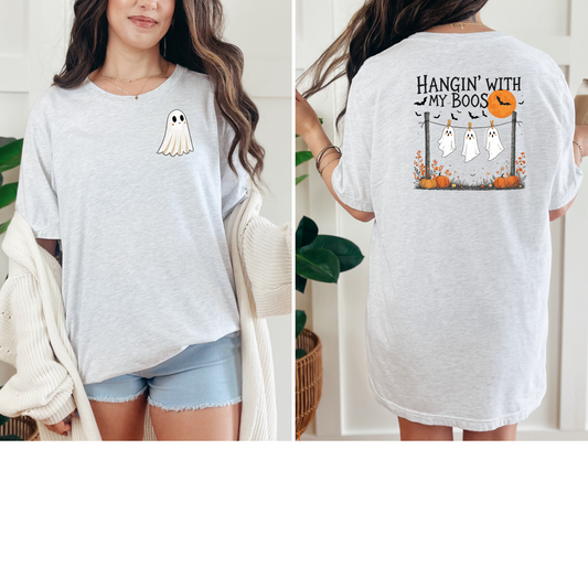 Hanging Ghost Graphic Tee or Sweatshirt