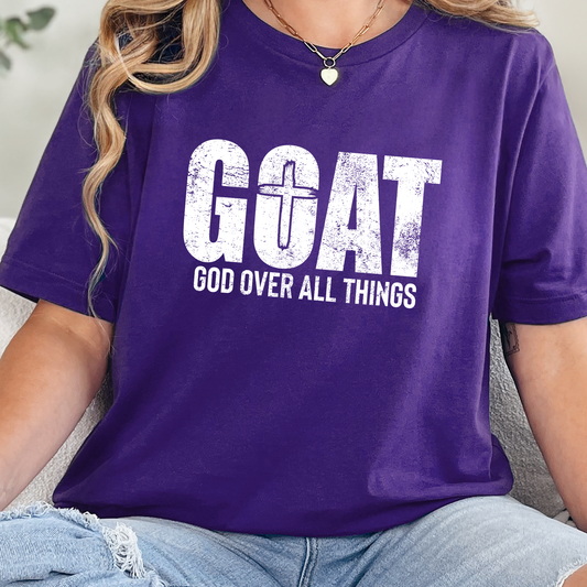 GOAT God Over All Things Graphic Tee