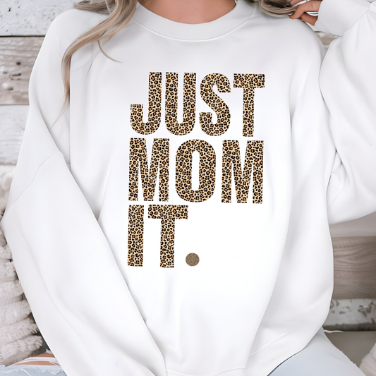 Just Mom It Cheetah Sweatshirt