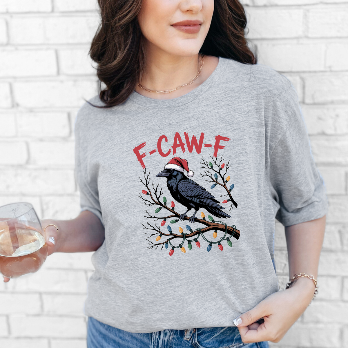 F Caw F Christmas Graphic Tee