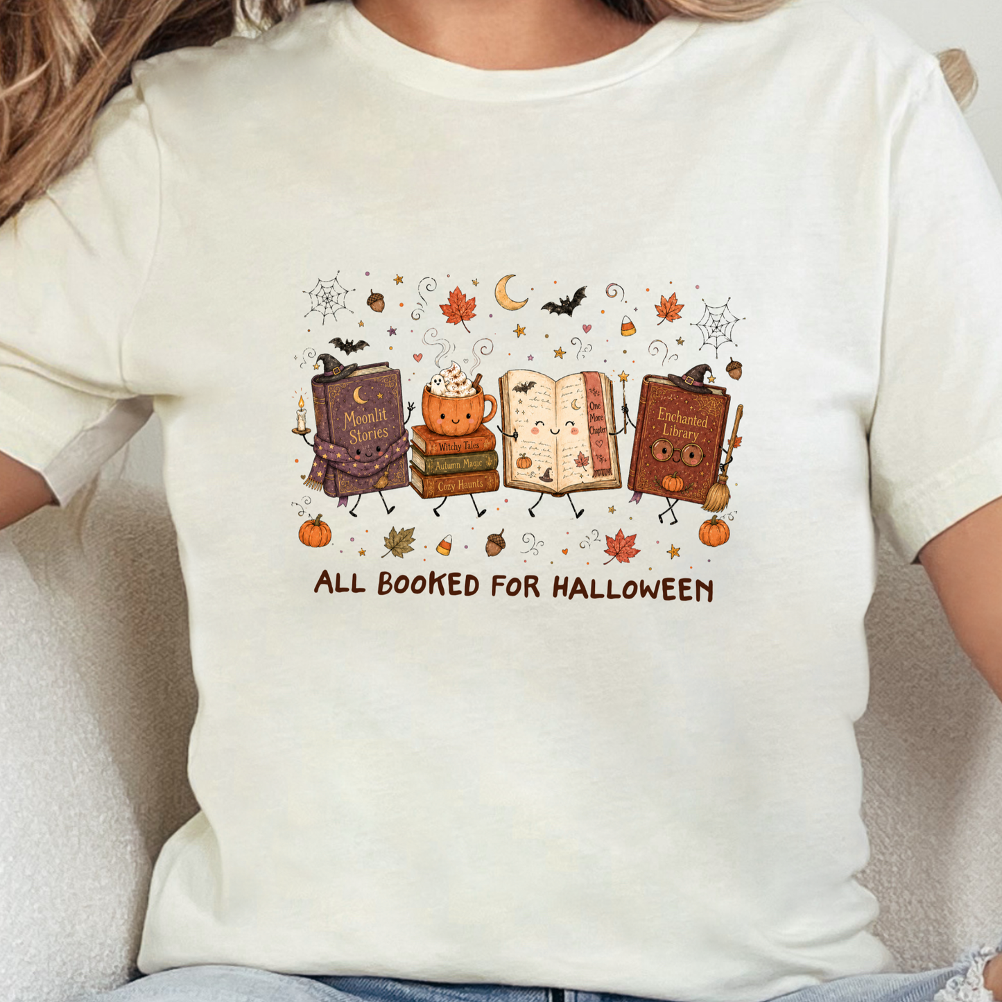 Booked for Halloween Graphic Tee