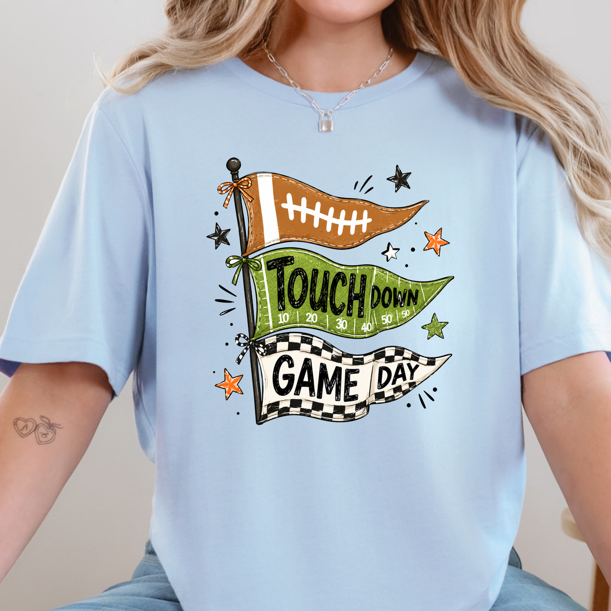Touchdown Flags Graphic Tee