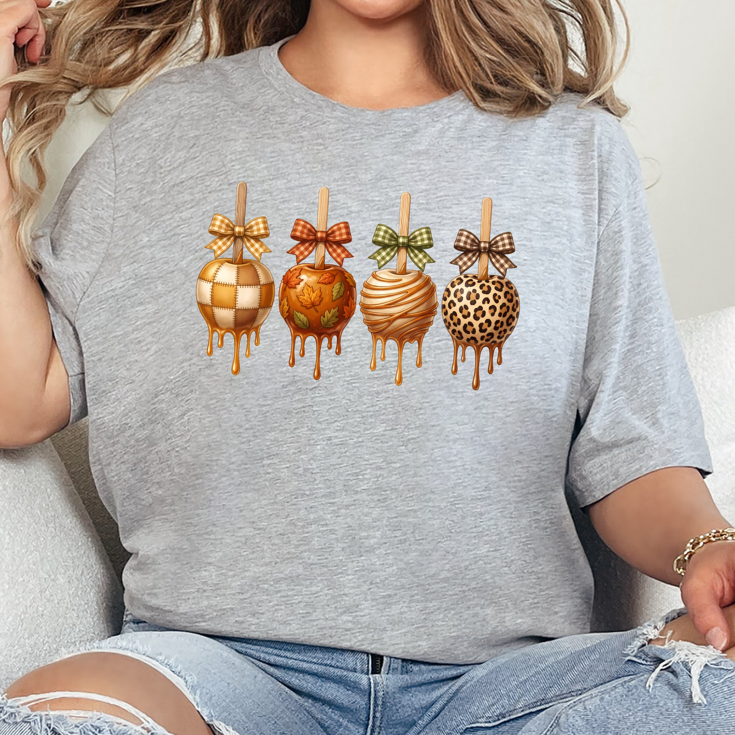Fall Caramel Apples Graphic Tee