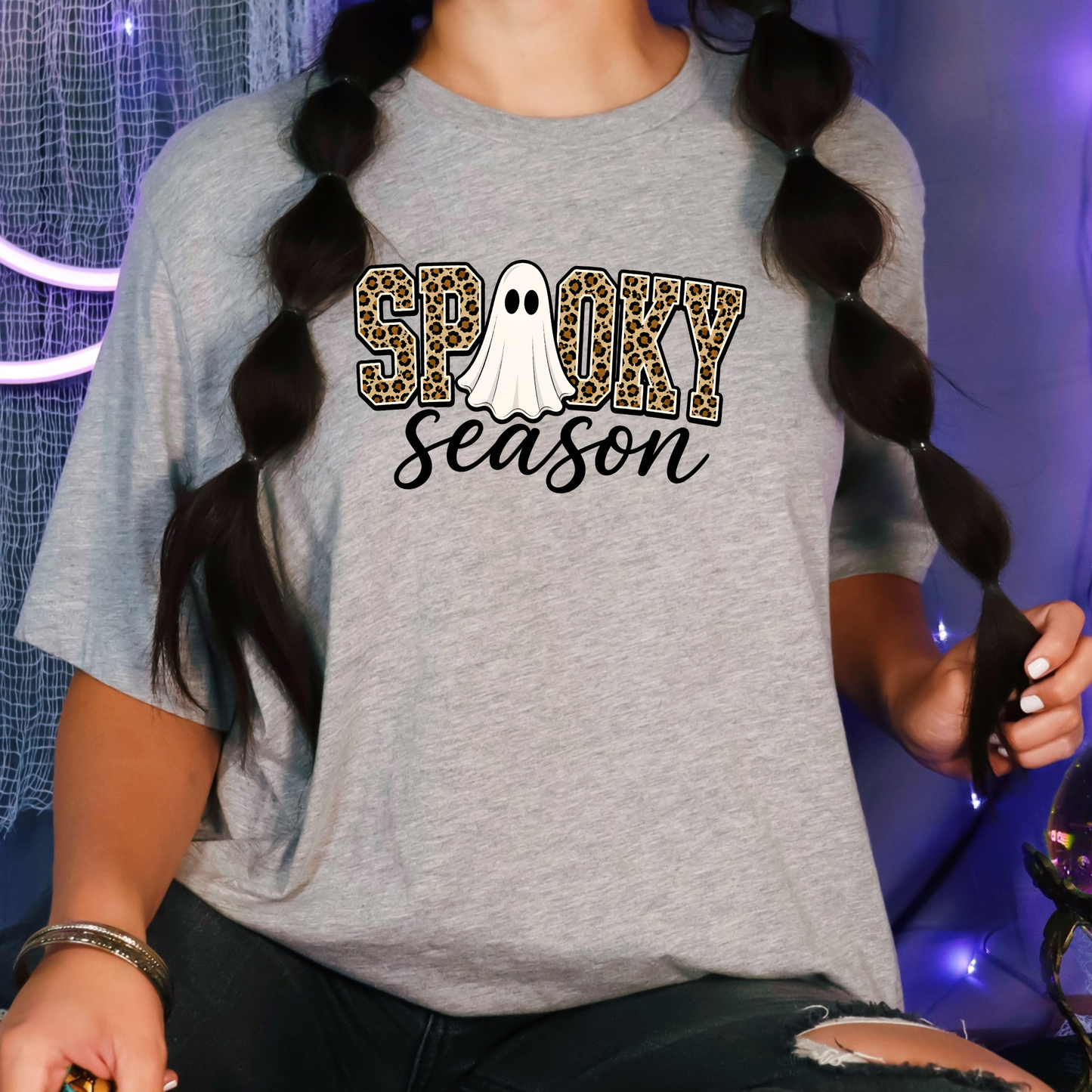 Spooky Season Ghost Graphic Tee