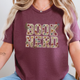 Heather Maroon Tee