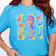Heather Aqua Tee