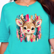 Heather Sea Green Tee