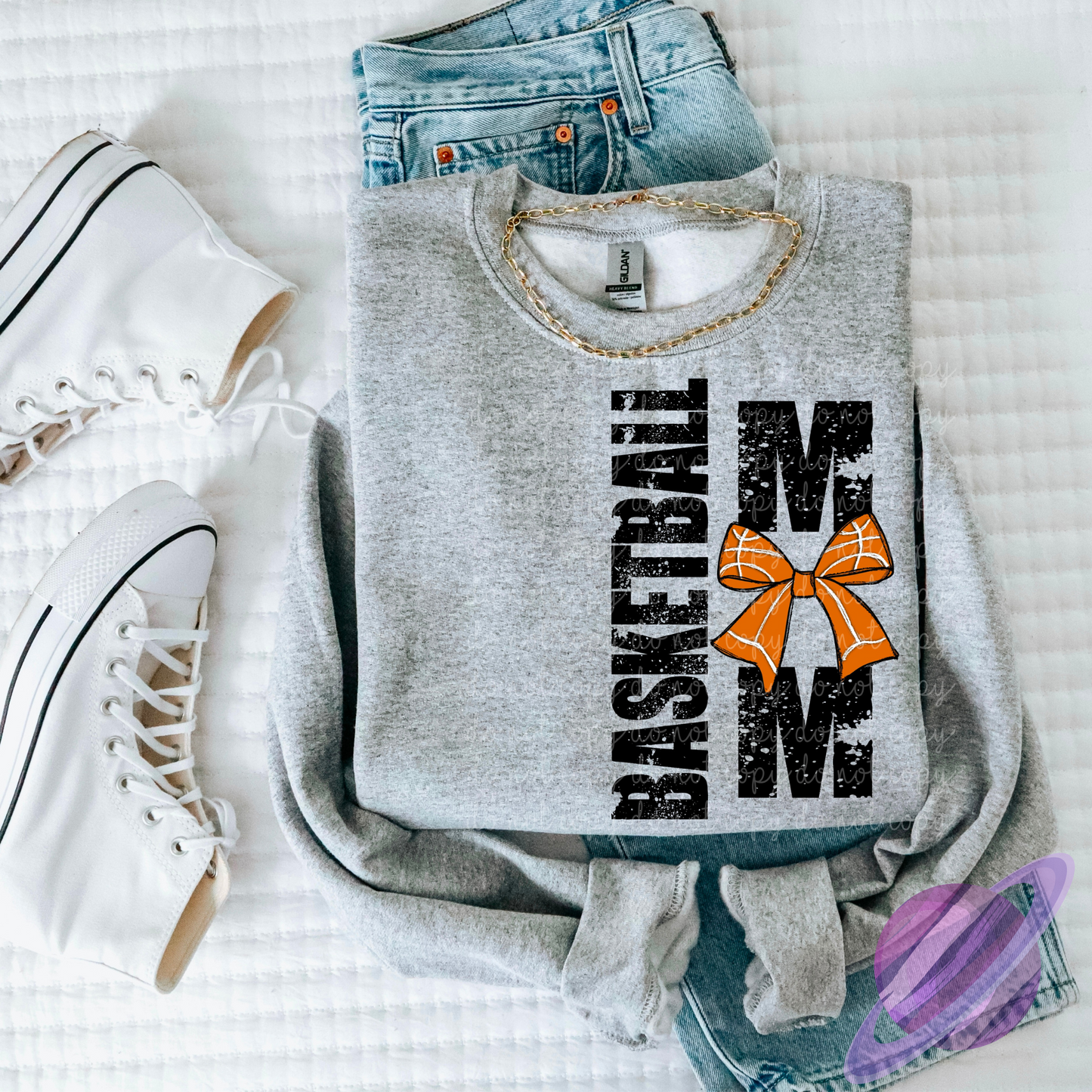 SPORTS MOM COLLECTION WITH BOW SWEATSHIRT (MULTIPLE OPTIONS - PUT THE OPTION IN THE ORDER NOTES)