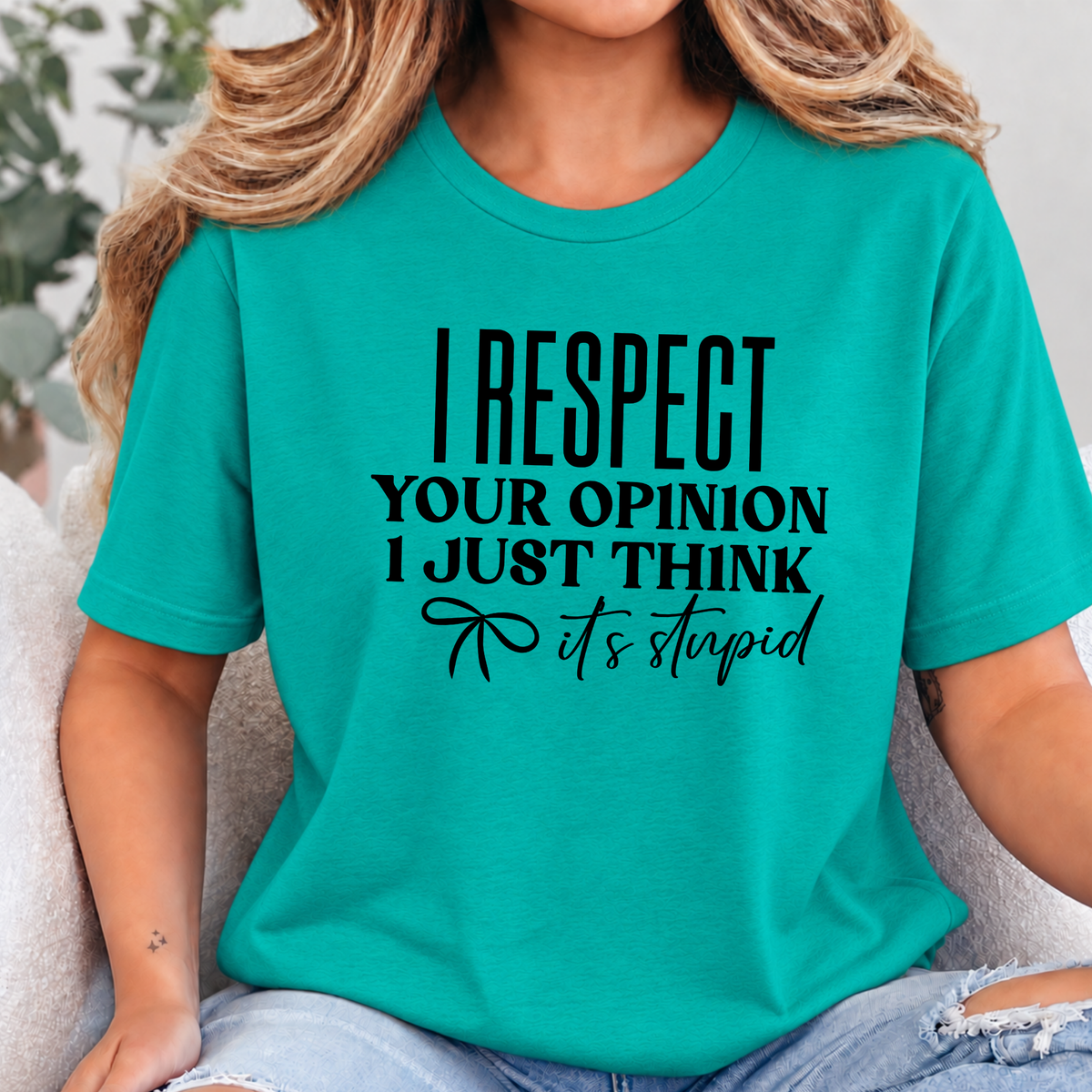 Respect Your Opinion Graphic Tee