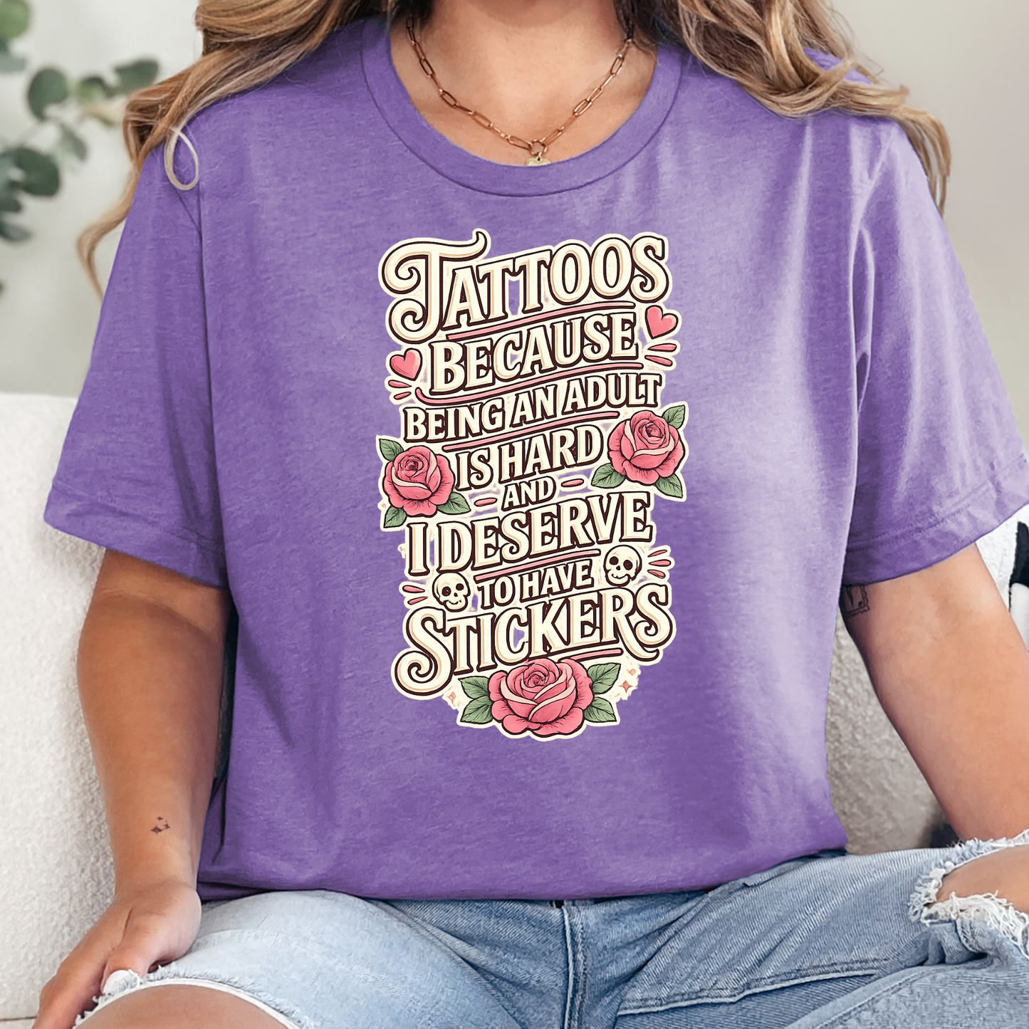 Deserve to have Stickers Graphic Tee