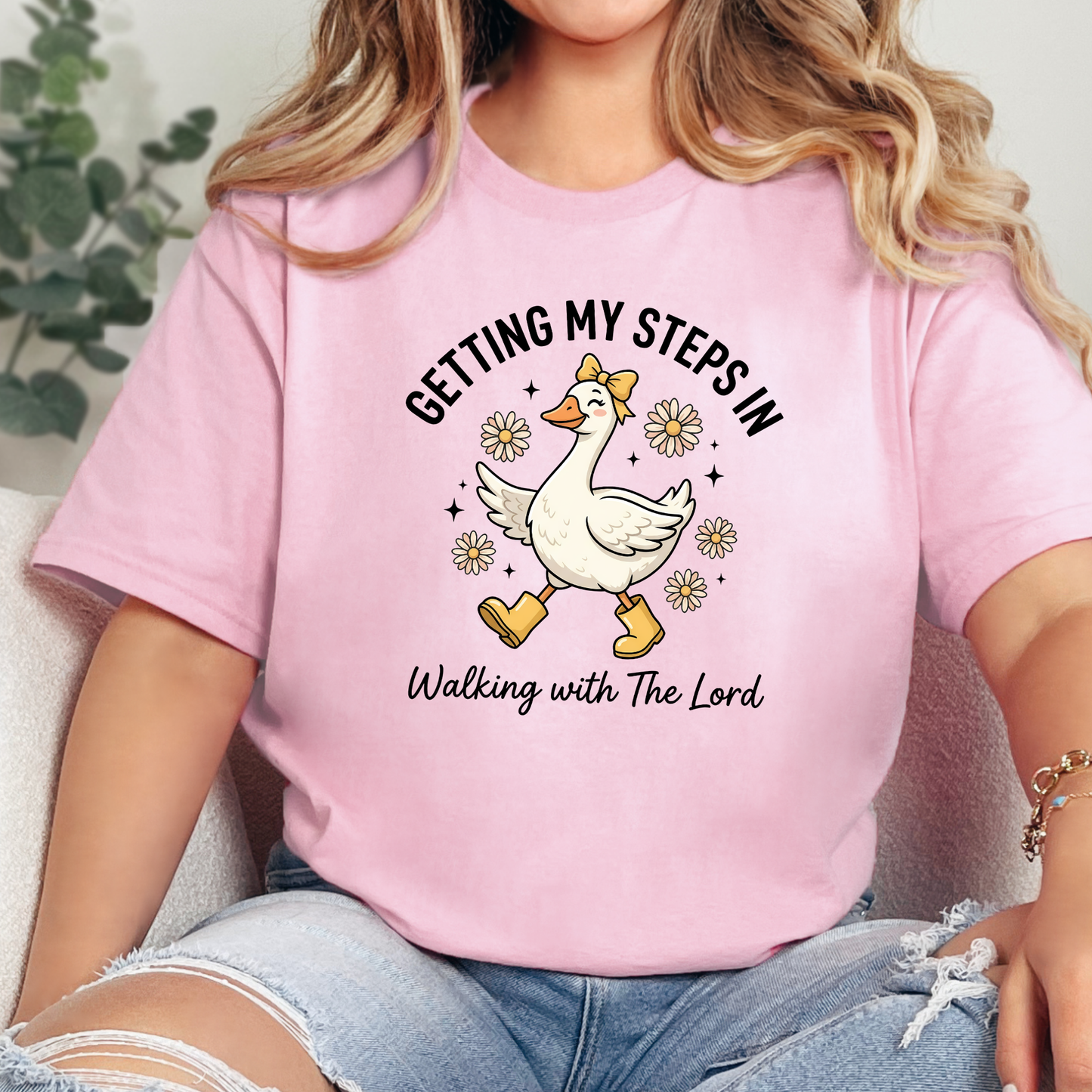 Steps in Walking with the Lord Graphic Tee