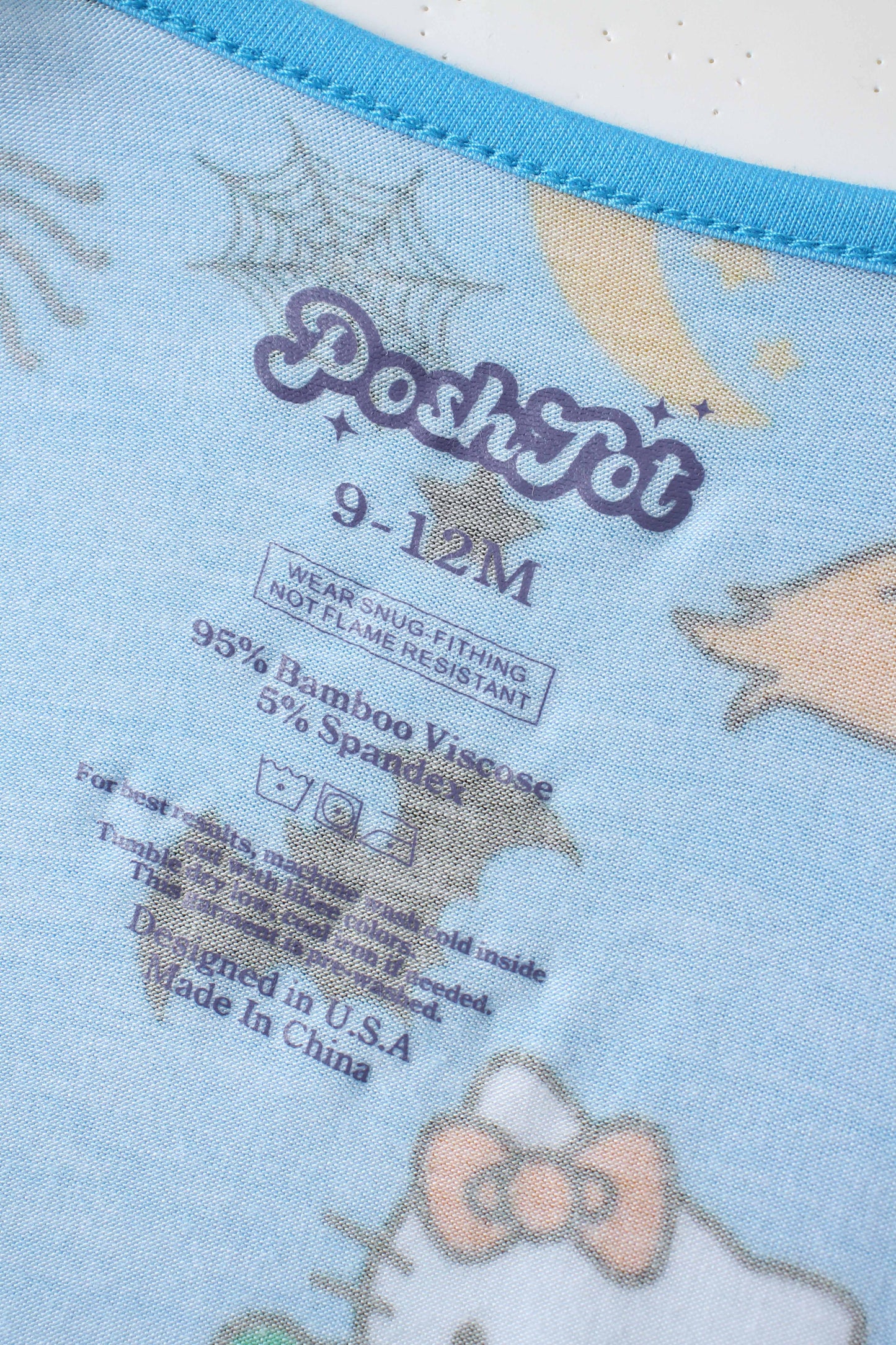 PoshTOT Sanrio Hello Kitty Candy Bamboo Baby Convertible Zippy Romper