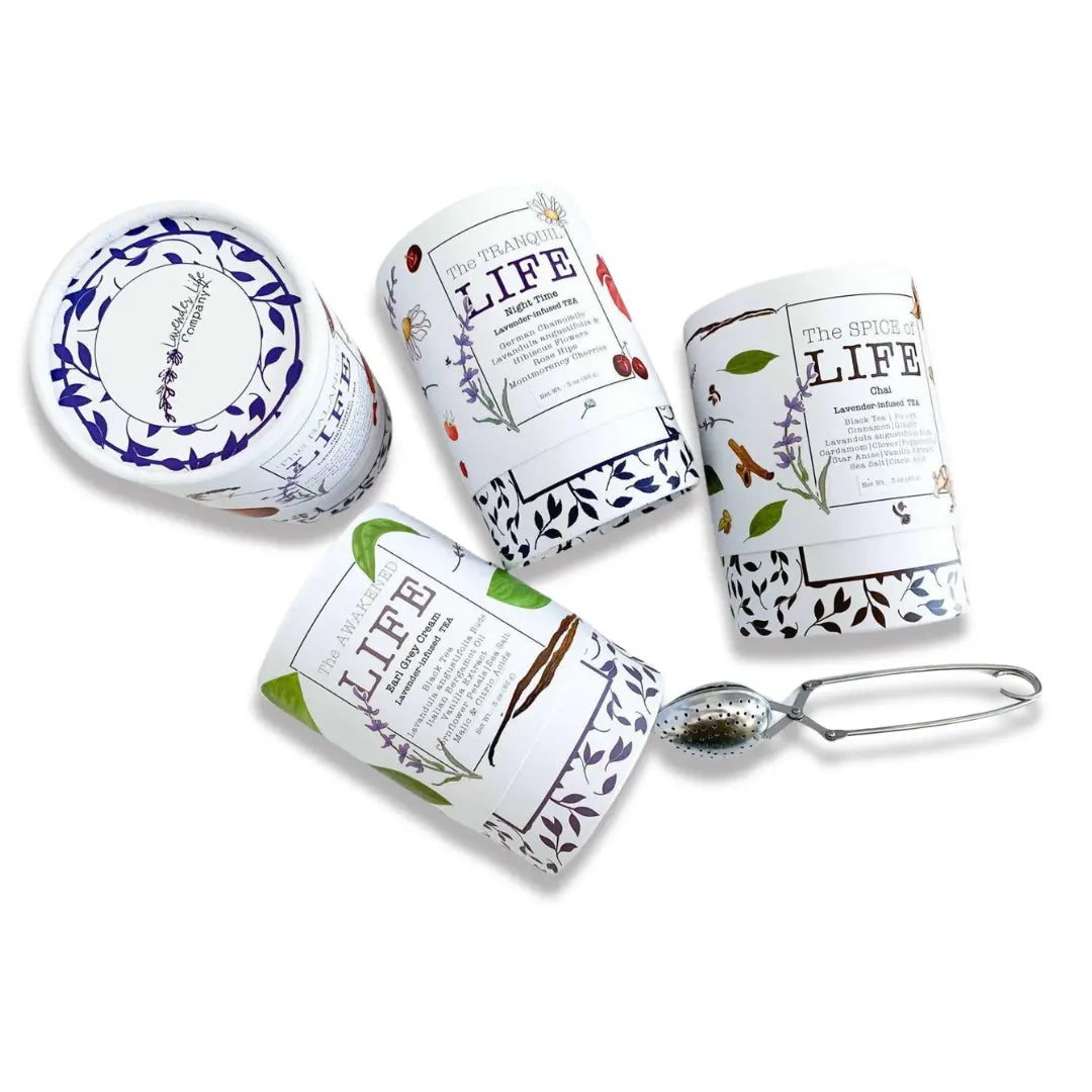 Lavender Tea - Set of 4 Loose Teas