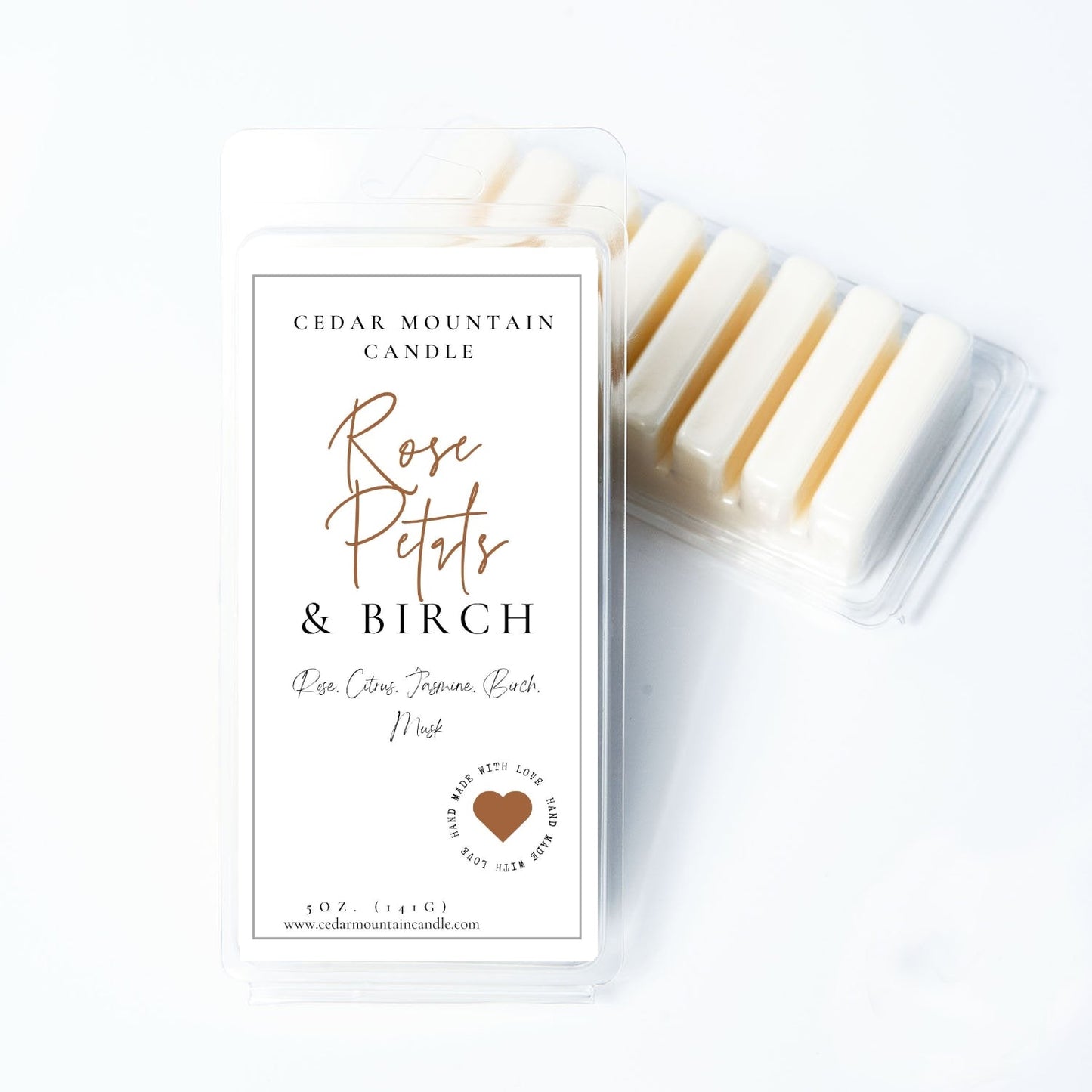 Rose Petals & Birch - 5.5 oz Wax Melts