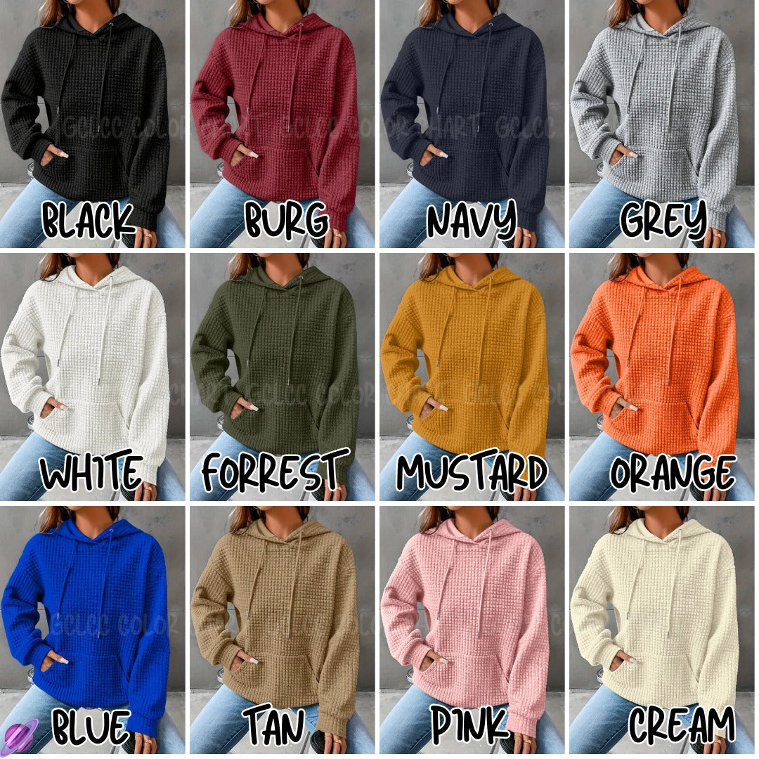 COFFEE SPOOKY - CUSTOM WAFFLE HOODIES PREORDER CLOSING 9/30