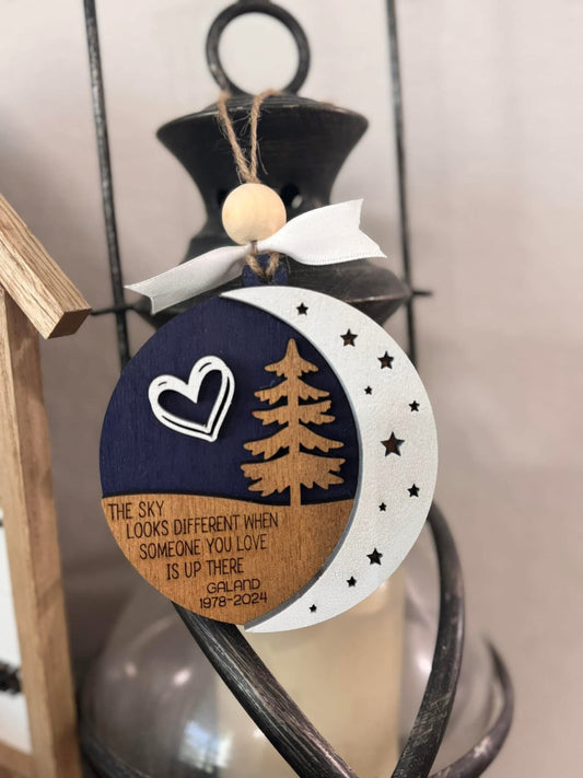 Custom PERSONALIZED Sky Ornament (PREORDER- Arrives in 4-5 wks)