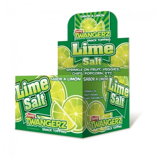 Twang Flavored Snack Salt Packets, Lime, Toppings for Popcorn, Fresh Fruits, Veggies & Chips, 1 Gram (Pack of 200)