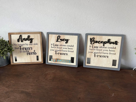 Custom Personalized Pet Memory Keepsake (Preorder - Ships in 4-5 Weeks)