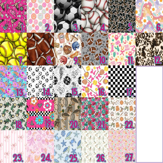 Custom Personalized Name Blankets - Preorder Closes 8/30, ETA Early Oct.