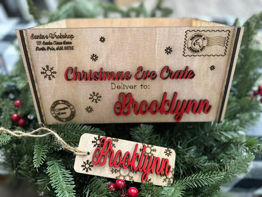 Custom Personalized Christmas Stocking Tag (PREORDER - SHIPS IN 4-5 WEEKS)