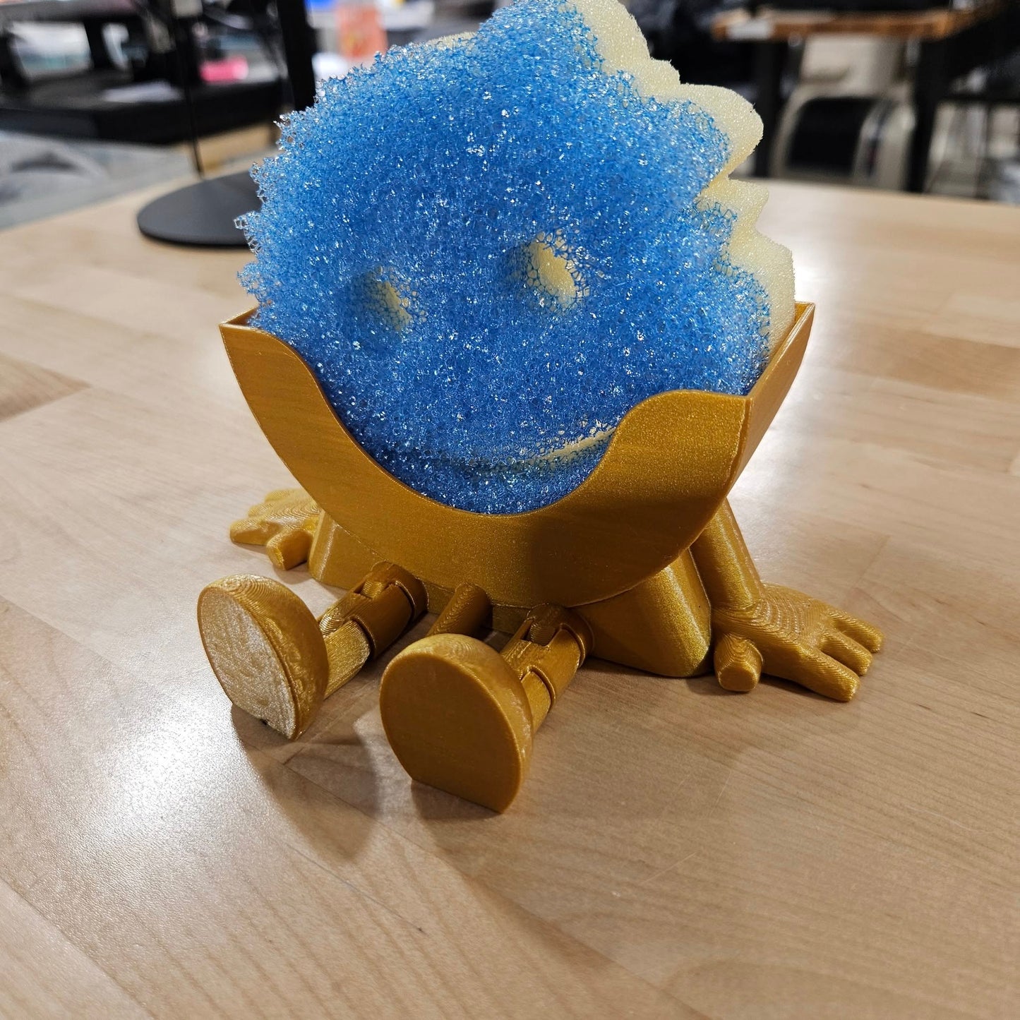 SCRUB DAD SPONGE HOLDER-3D PRINTED