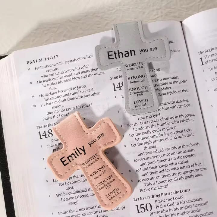 Custom Personalized Magnetic Cross Bookmarks (PREORDER CLOSES 8/1, ETA LATE AUG.)