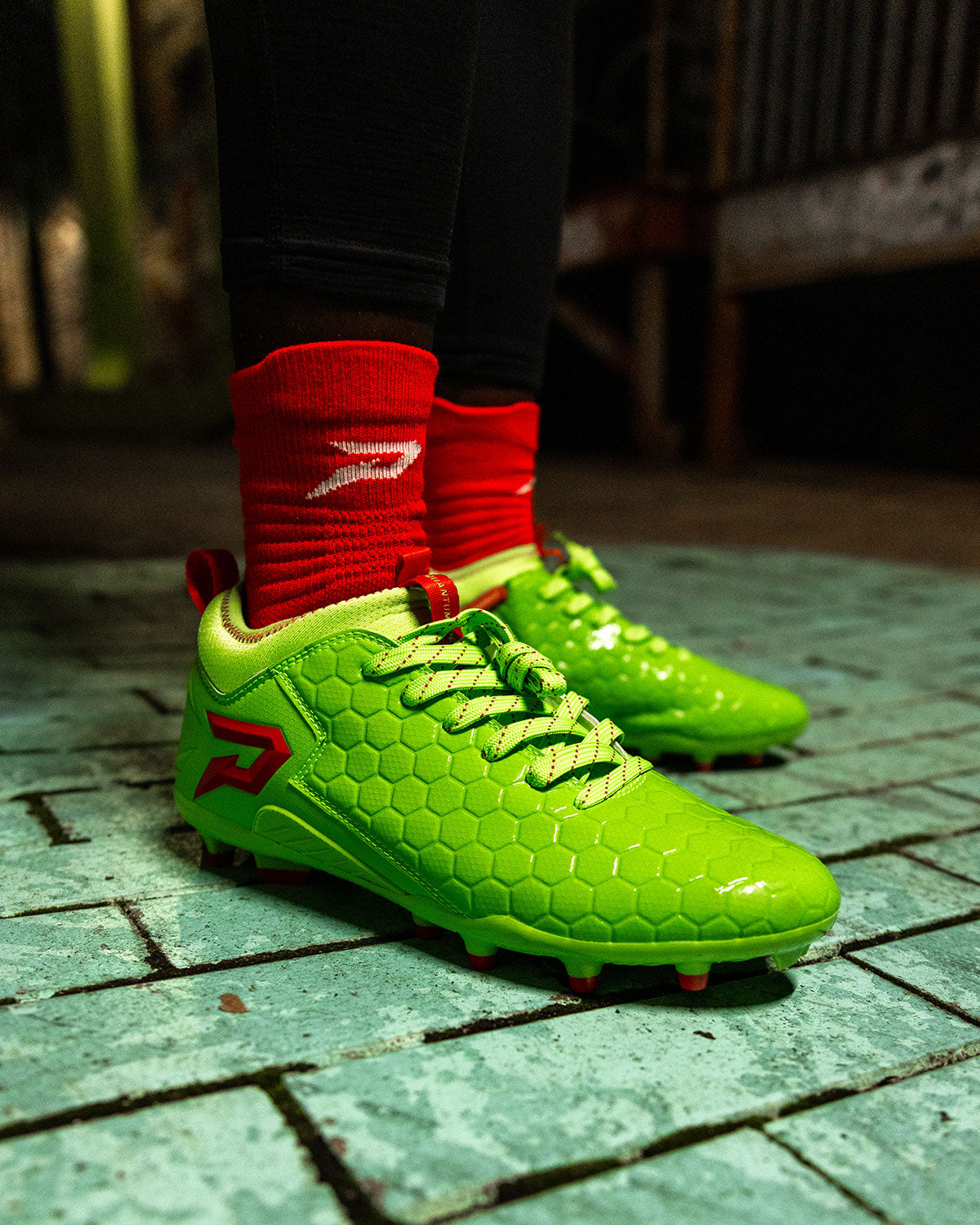 Ninja Turtles: Raphael Football Cleats – Quantum Speed 2.0 by Phenom Elite
