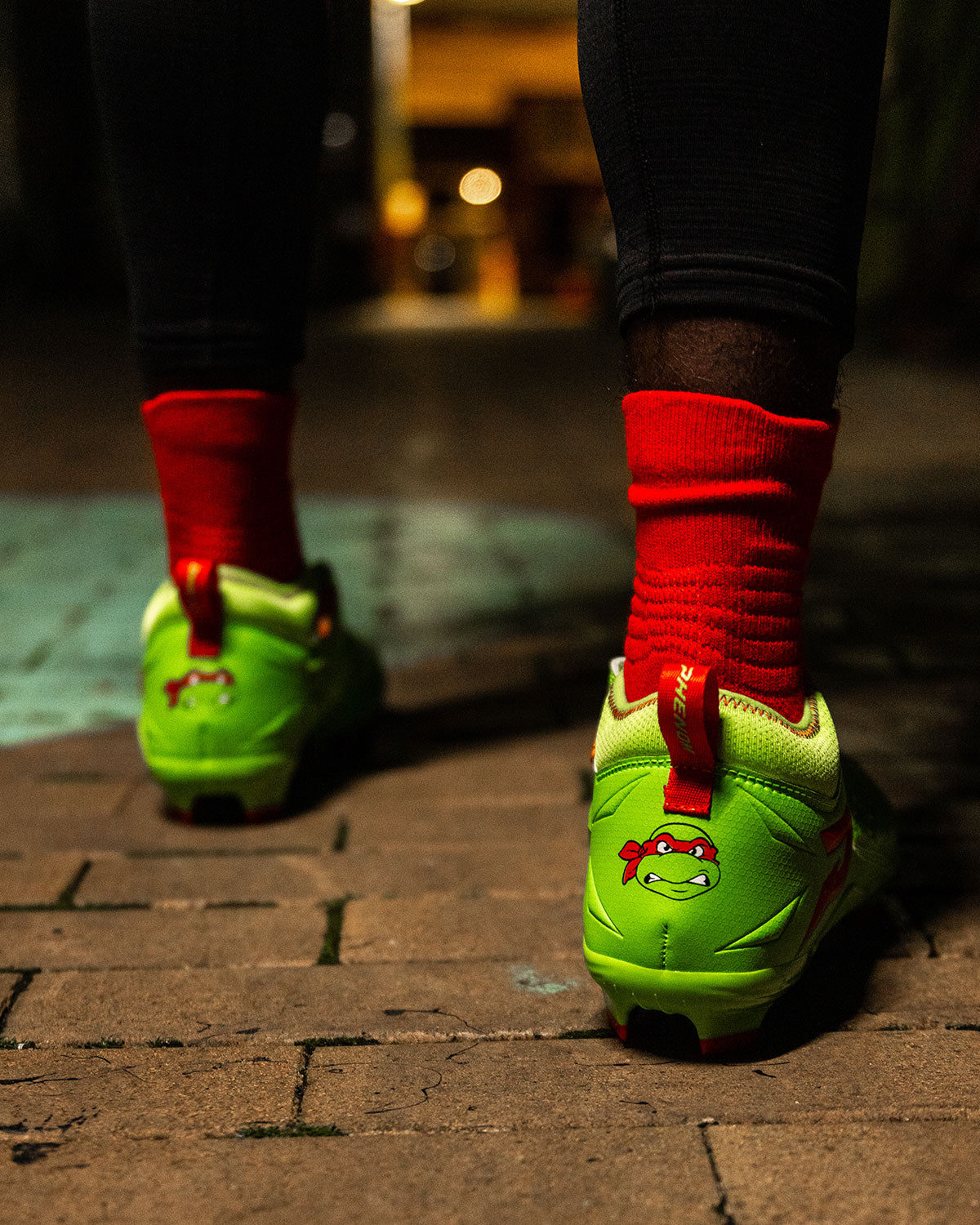 Ninja Turtles: Raphael Football Cleats – Quantum Speed 2.0 by Phenom Elite