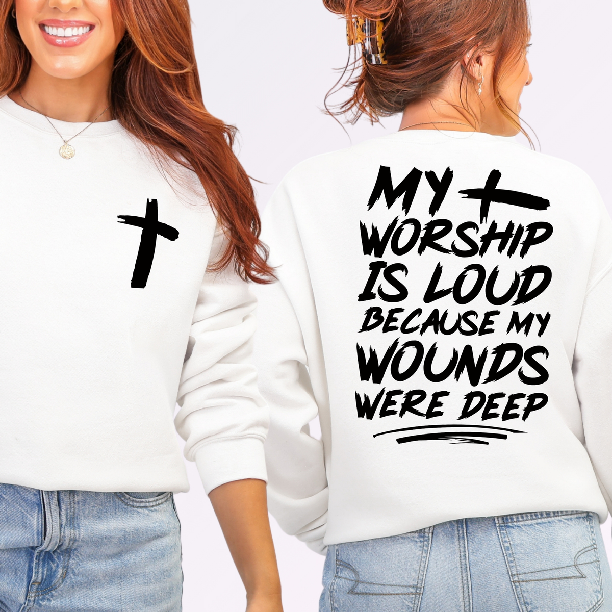 My Worship is Loud Graphic Sweatshirt