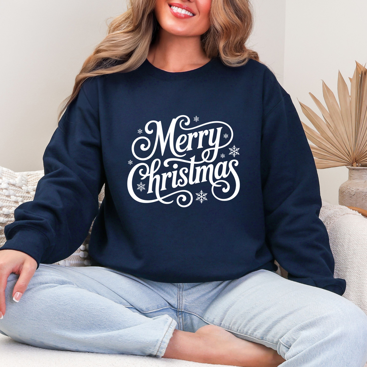 Merry Christmas Script Sweatshirt