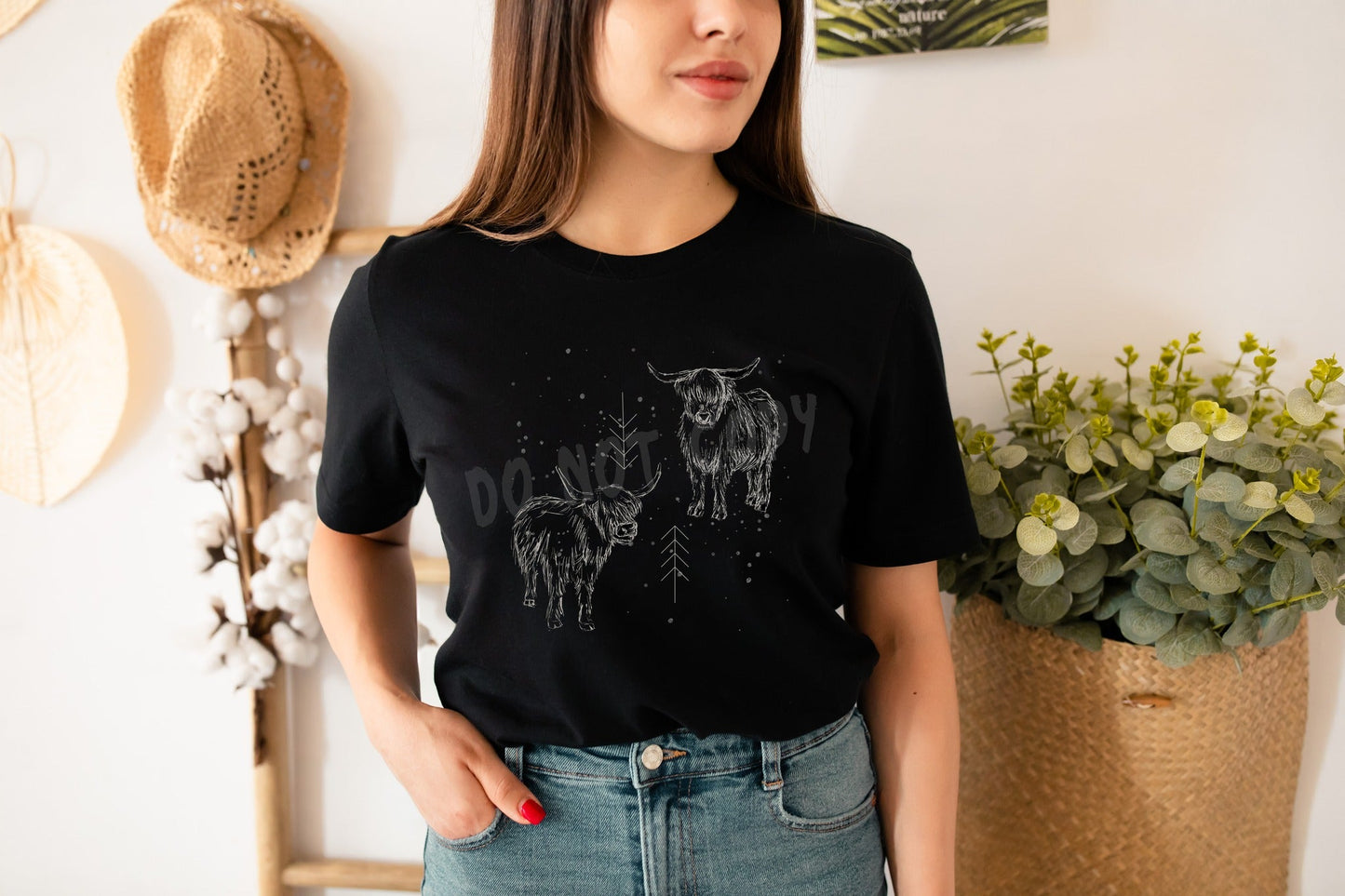 HIGHLAND COWS- UNISEX TEE ADULTS/KIDS