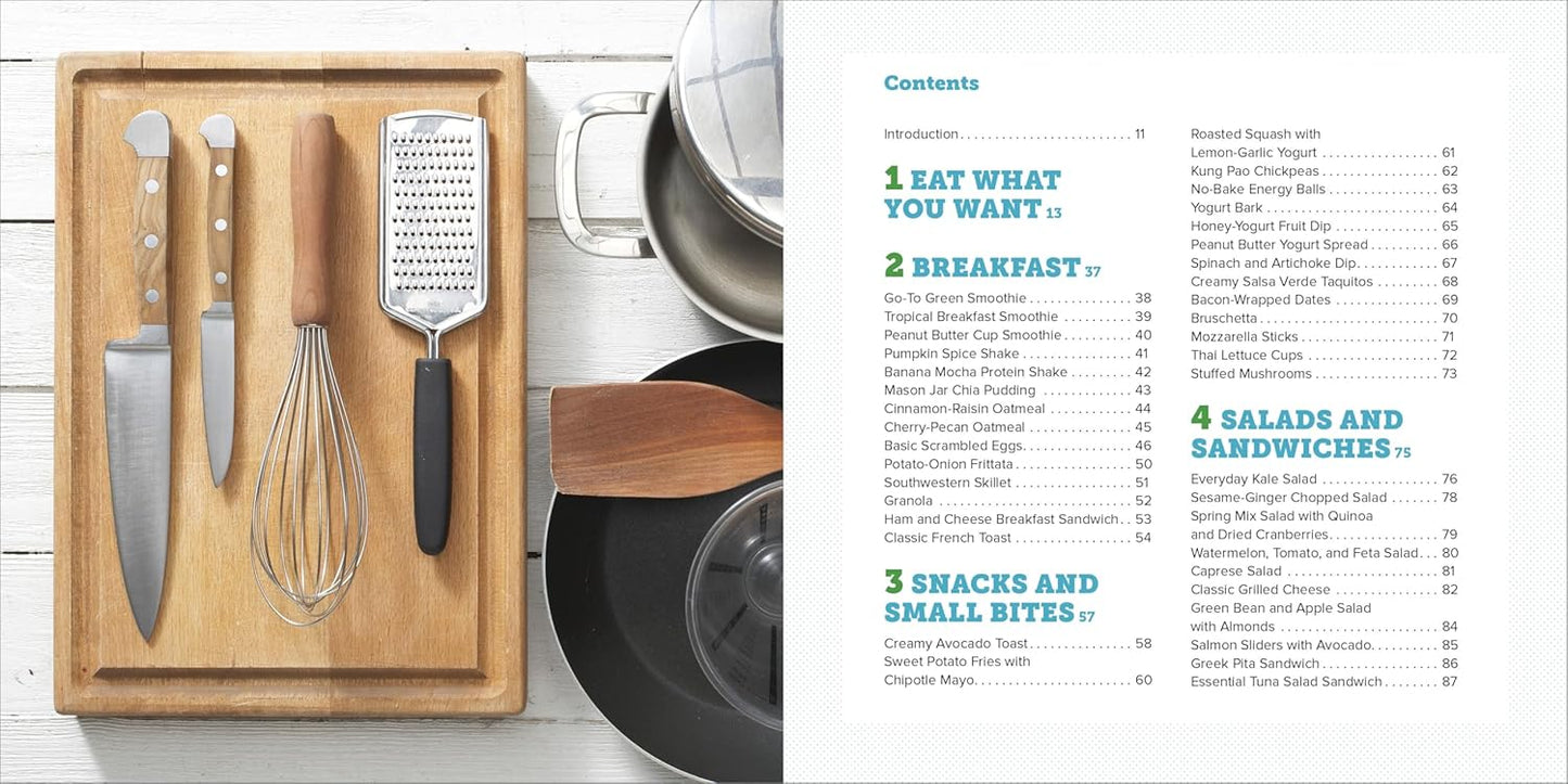 The 5-Ingredient College Cookbook: Easy, Healthy Recipes for the Next Four Years & Beyond (Spiral Bound)
