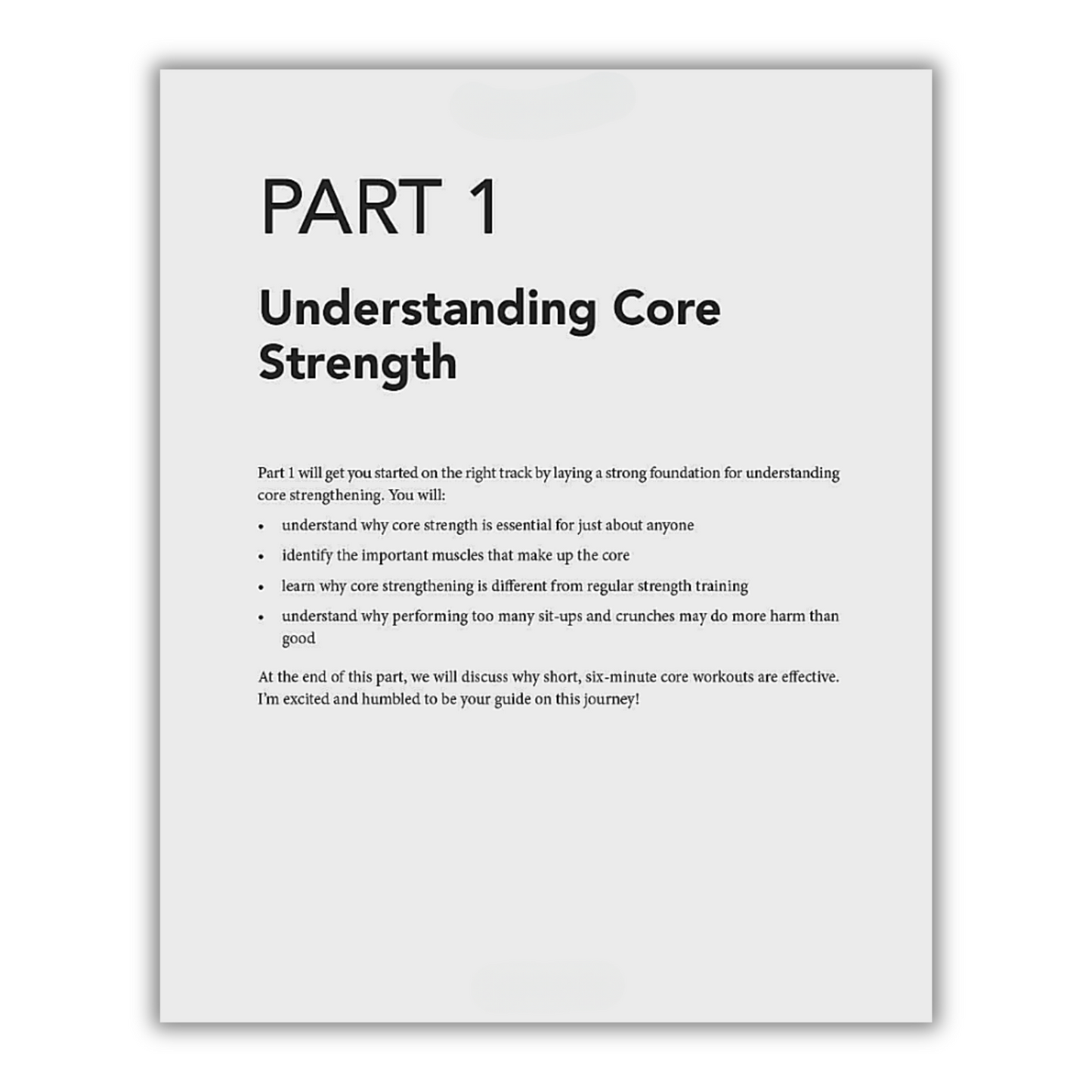 6-Minute Core Strength: Simple Core Exercises to Improve Posture, Build Balance, and Relieve Back Pain(Spiral Bound)