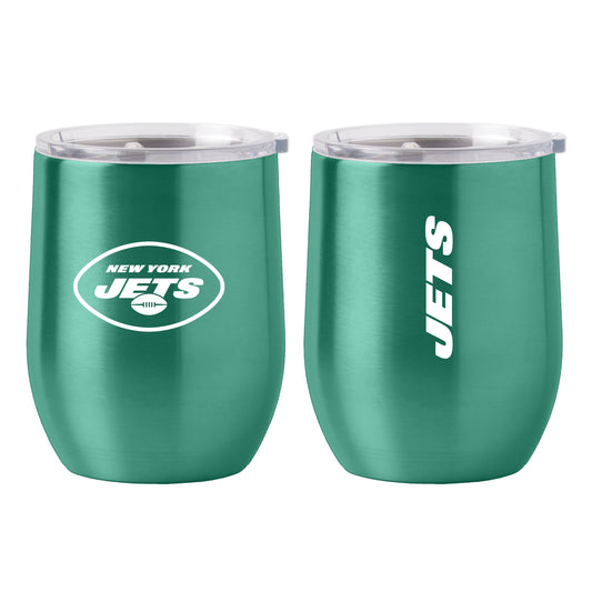 New York Jets 16oz Stainless Curved Beverage Tumbler