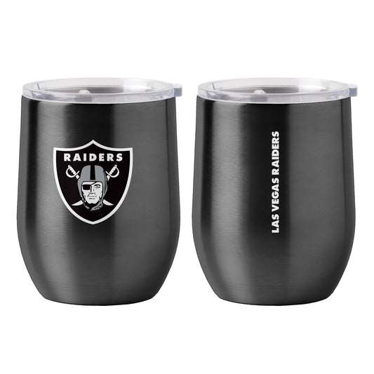 Las Vegas Raiders 16oz Gameday Stainless Curved Beverage Tumbler