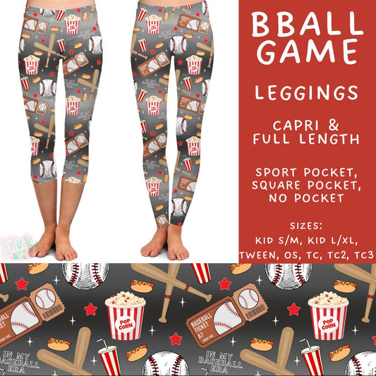 Batch #499 - Fun Run 20 - Closes 3/4 - ETA early May - BBall Game Full and Capri Length Leggings