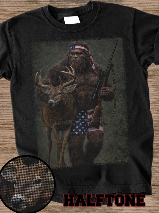 BIG FOOT HALF TONE TEE