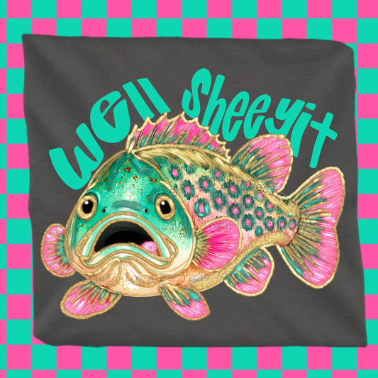 WELL SHHH WITH WORDS TEE