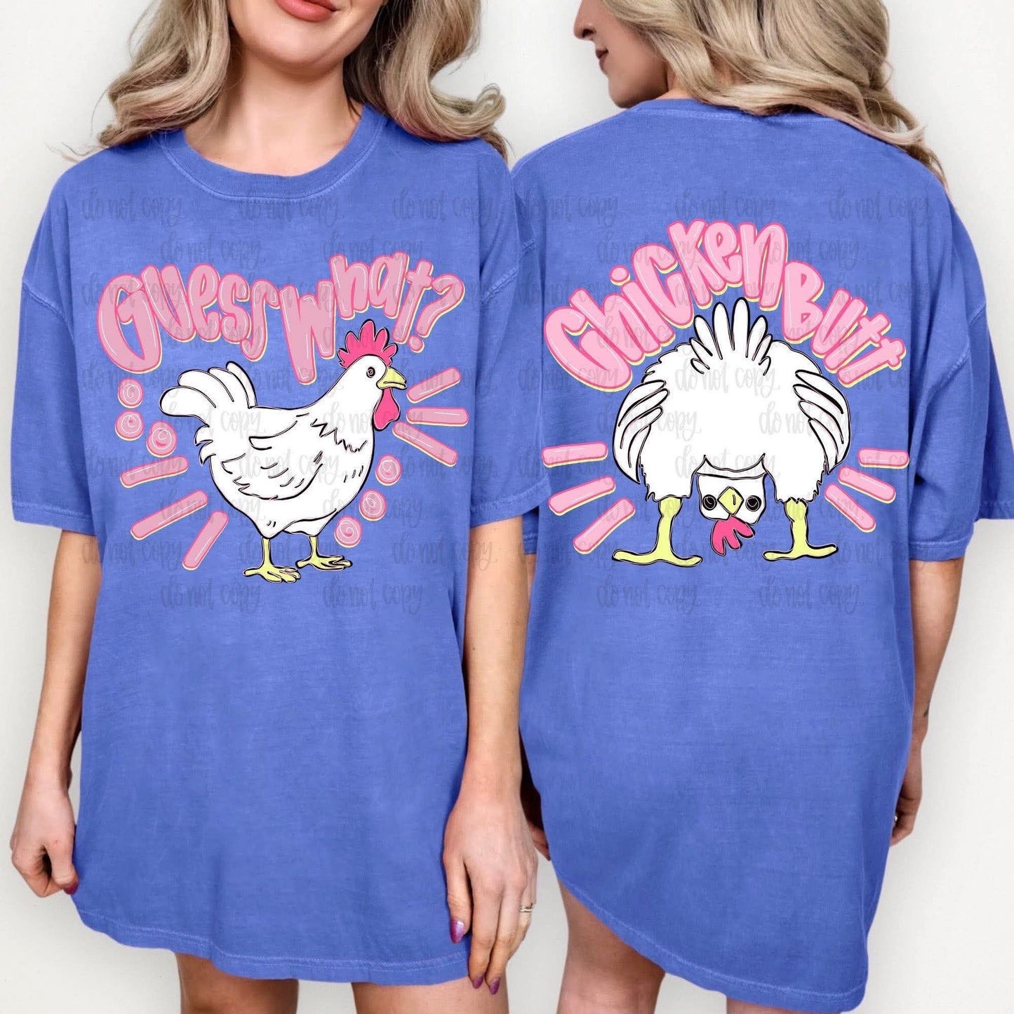 GUESS WHAT DOUBLE SIDED TEE